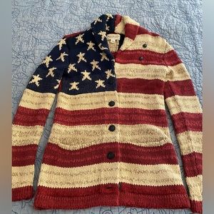 Ralph Lauren Denim & Supply American Flag Cardigan XS ( Un-use)